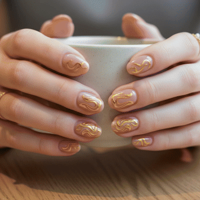 Autocollant ongle ondulés flexible | Nail Art Express