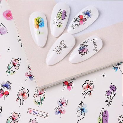Autocollant ongle