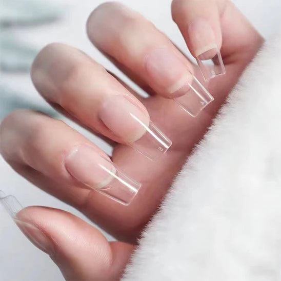 Capsules faux ongles coffin, base à personnaliser pour nail art