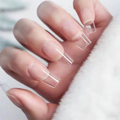 Capsules faux ongles coffin, base à personnaliser pour nail art